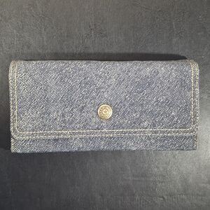 Kipling Blue Denim Wallet